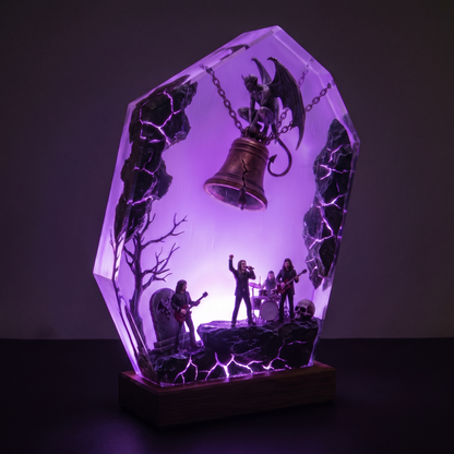 Black Sabbath Resin Lamp
