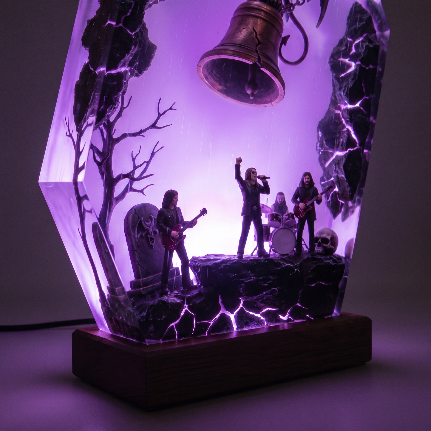 Black Sabbath Resin Lamp