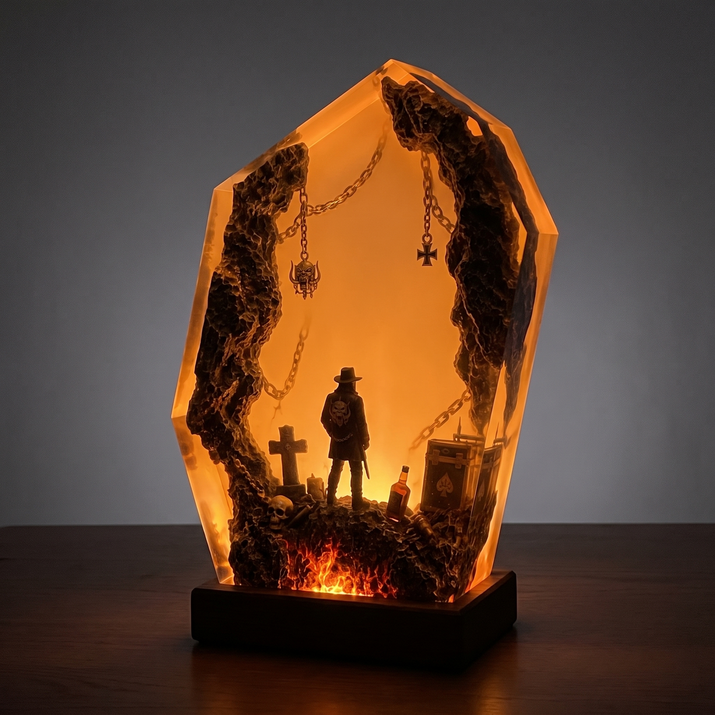 Motorhead Resin Lamp